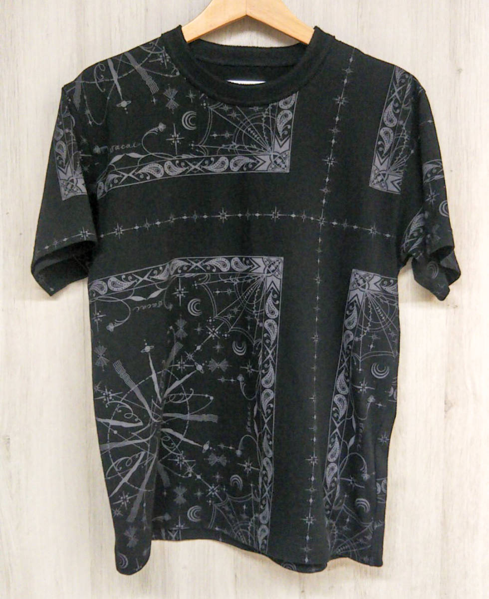 sacai x Dr. Woo サカイ ドクターウー Bandana Print T-Shirt バンダナプリント 半袖Tシャツ [20-02343M] ブラック 総柄 日本製 メンズ [1]
