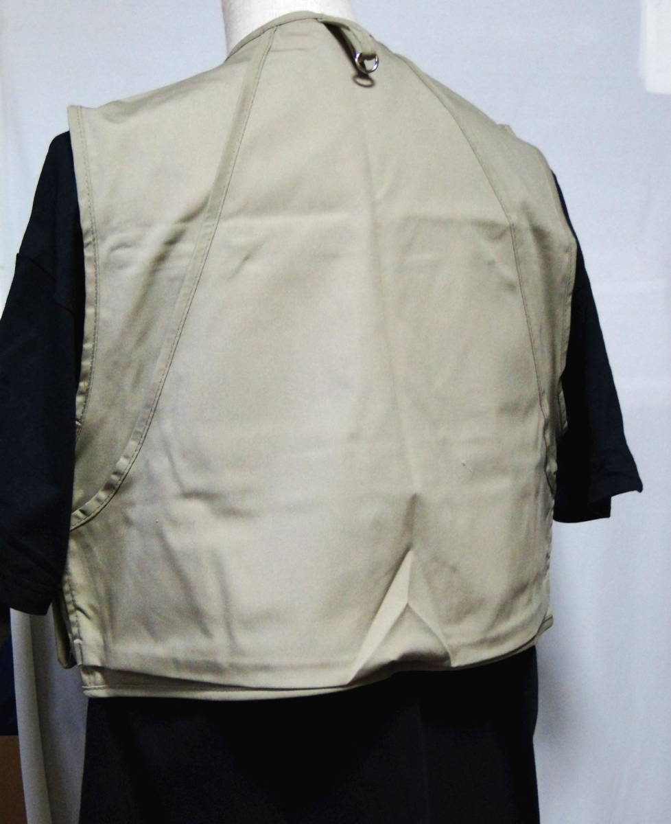 90's デッドストック アイデール Made in U.S.A. フィシングベスト タイプショート SIZE/S IDEAL Fishing-Vest 送料込 _画像5