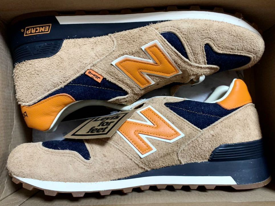 newbalance x Levis M1300 28.5cm 茶紺オレンジ ニューバランス
