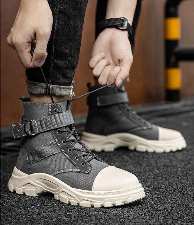  new goods short boots men's western boots military boots Work boots work shoes engineer boots 24.5cm~27cm selection possible 