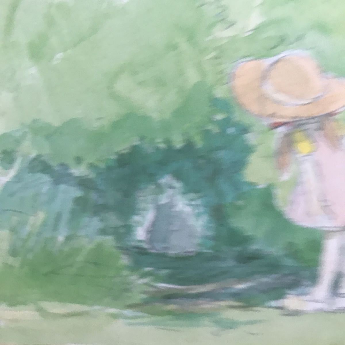 【希少】スタジオジブリ となりのトトロ ポストカード(トトロたちのすまいは塚山の森の中にあります。そっと、ついていこうとするメイ・・)_画像3