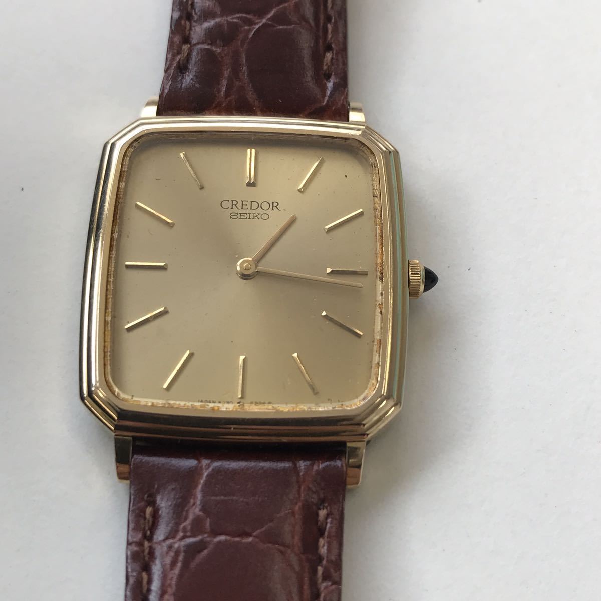 SEIKO 腕時計クォーツ 14K 5930-5350 クレドール バンビ ベルト