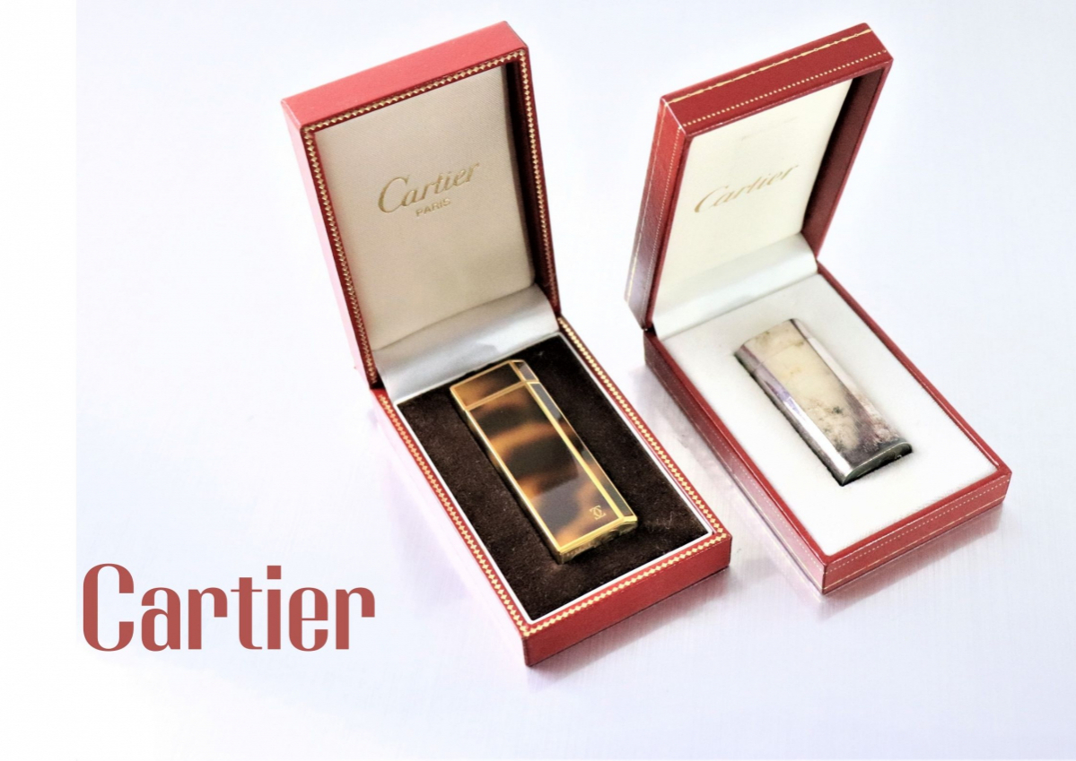 Cartier カルティエ ライター 2点まとめ 箱付き フランス ガスライター