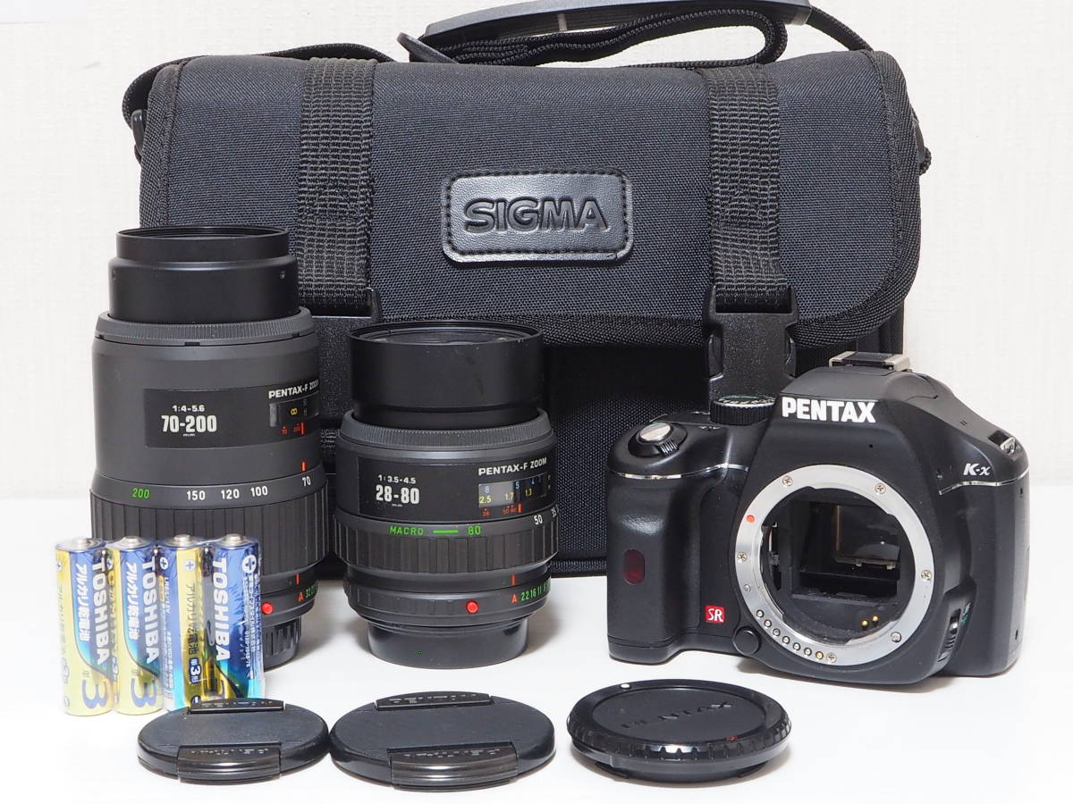 □ショット数321回□ ペンタックス PENTAX K-x ダブルズームセット