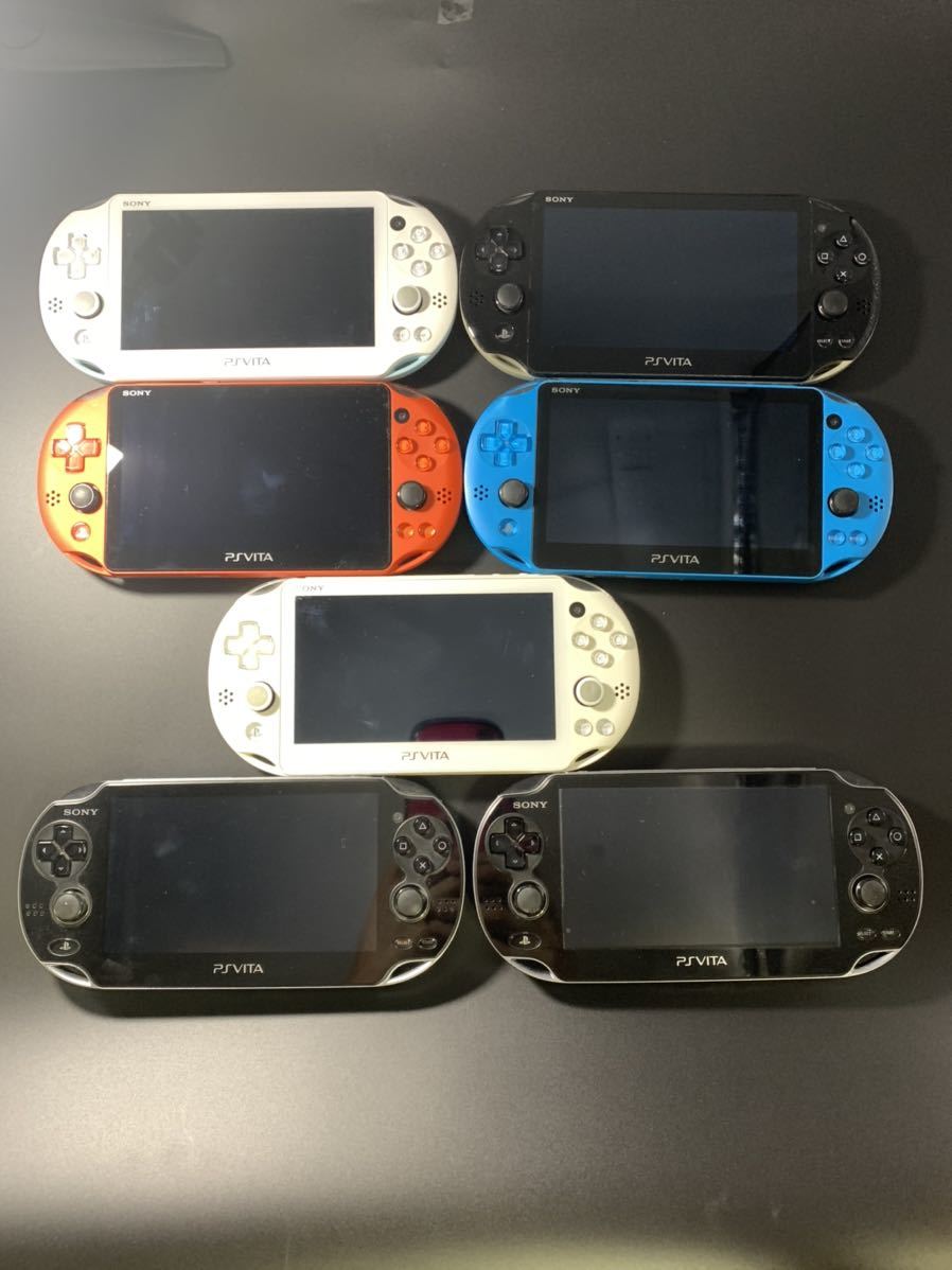 SONY Playstation PS Vita PCH-1100 PCH-2000 本体 7台 まとめ 動作