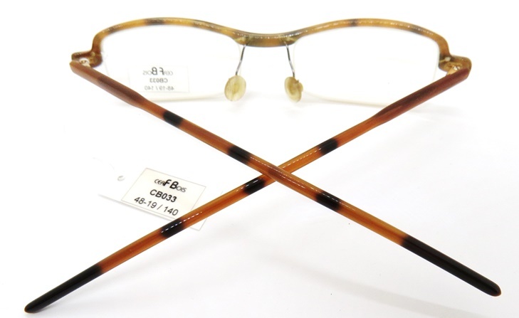 CB033[CERF BOIS cell * boa ] Germany made high class glasses frame Camel *.. stylish glasses unisex stylish new goods gorgeous 