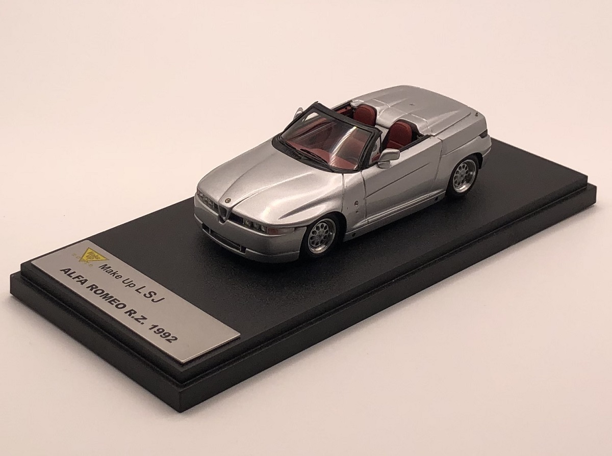 ★make up メイクアップ / EIDOLON アイドロン 1/43 アルファロメオ RZ 1992 ALFA ROMEO RZ 希少モデル シルバー SILVER EM005D