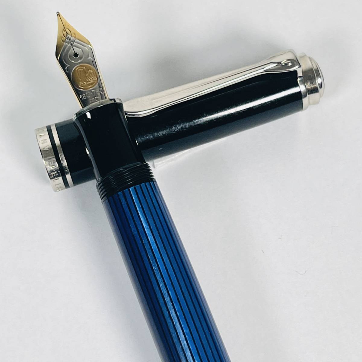 Pelikan ペリカン万年筆 souveran germany ブルー 18C-750 EF