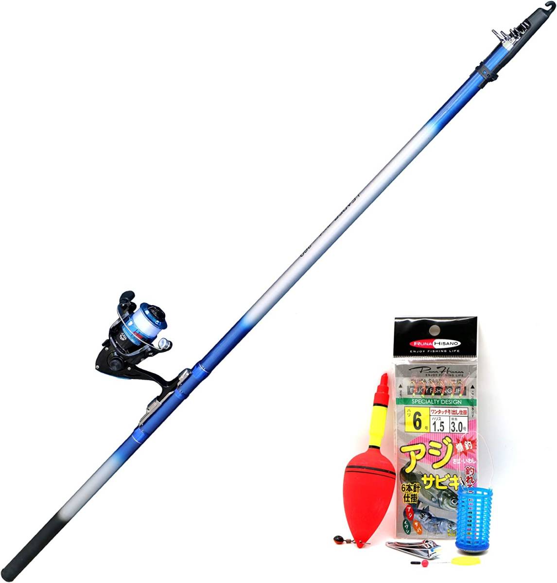 新品登場 RUNAHISANO(ルナヒサノ)サビキ竿セット初心者入門セット竿リール仕掛・ その他 新品登場 RUNAHISANO(ルナヒサノ)サビキ竿セット初心者入門セット竿リール仕掛・ その他