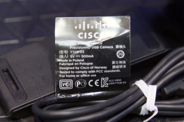 ◆5台入荷◆ Cisco/シスコ TelePresence PrecisionHD USB カメラ ★TTC8-03★ 62072S_画像2