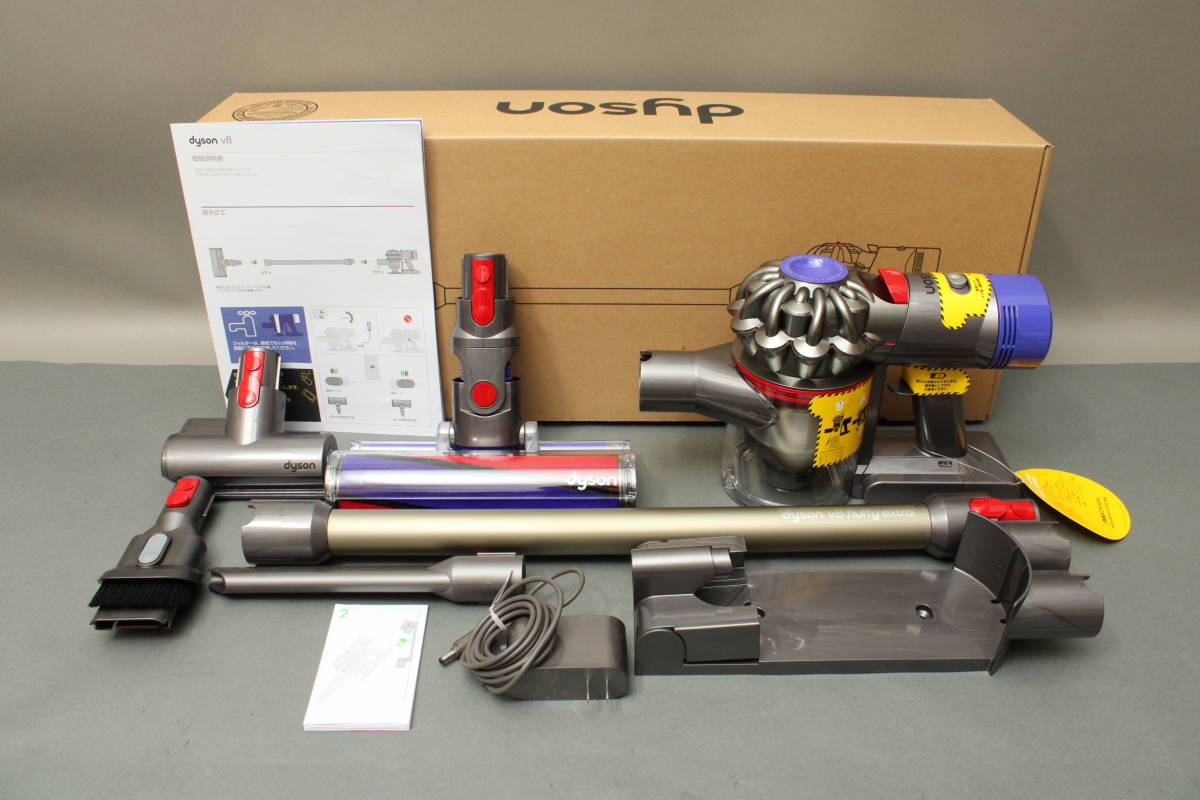 100円~ 新品 dyson V8 fluffy extra SV10 TI ダイソン コードレス