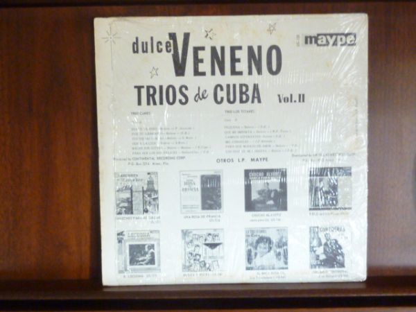 TRIOS DE CUBA VO.2/TRIO CANEY/TRIO LOS TITANES/DULCE VENENO-133（LP）の画像2