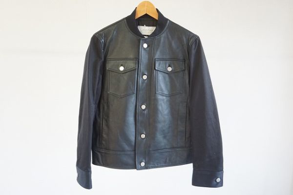 【国産】 カルバンクライン PLATINUM Klein 【即決】Calvin プラチナム サイズ:34【757076】 黒 ラムレザー レザージャケット メンズ ジャンパー、ブルゾン 【国産】 カルバンクライン PLATINUM Klein 【即決】Calvin プラチナム サイズ:34【757076】 黒 ラムレザー レザージャケット メンズ ジャンパー、ブルゾン
