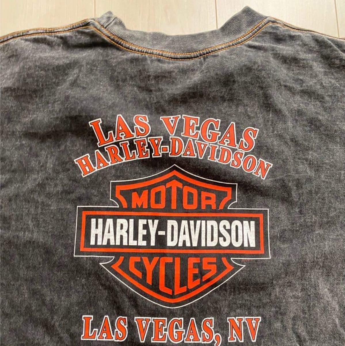 Harley-DavidsonTシャツ　ハーレーダビッドソン　古着　タイダイ色　