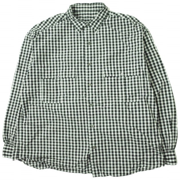 Porter Classic ポータークラシック 22SS ROLL UP GINGHAM CHECK SHIRT