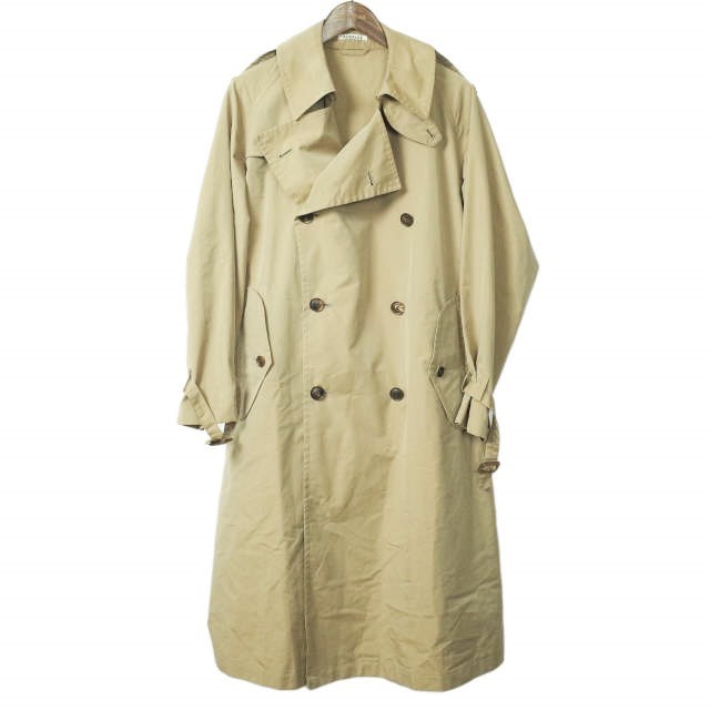 AURALEE オーラリー 20SS FINX POLYESTER BIG TRENCH COAT フィンクスポリエステル ビッグトレンチコート A20SC01FP 3 BEIGE mc68231