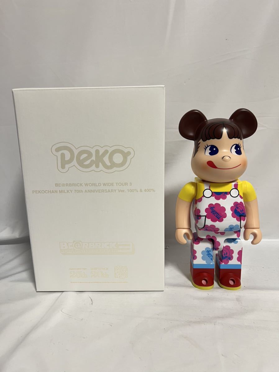 BE@RBRICK ペコちゃん ミルキー70周年デザイン 100%&400% | www