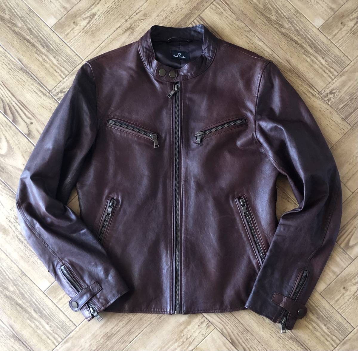 2022SUMMER/AUTUMN新作 Paul Smith ラムレザーシングルライダース
