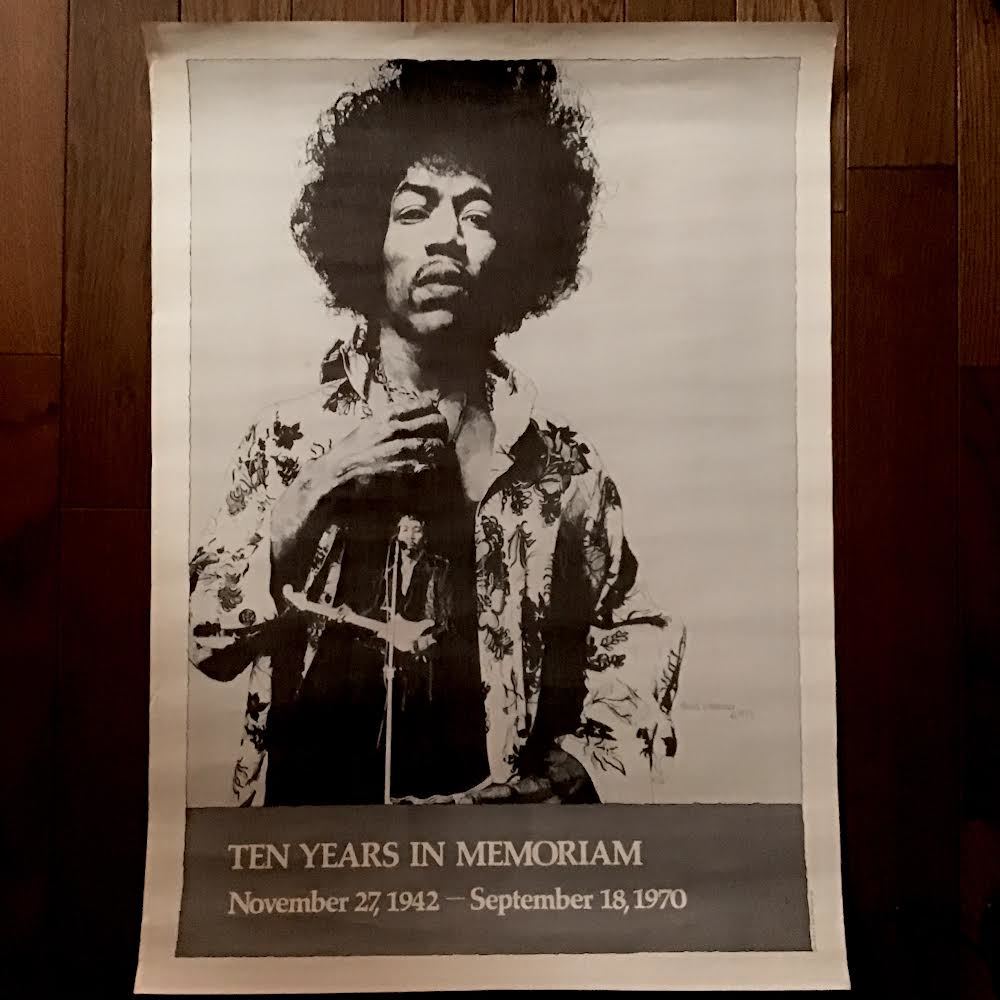 1980 激レア JIMI HENDRIX “Ten years Memoriam” ジミヘン