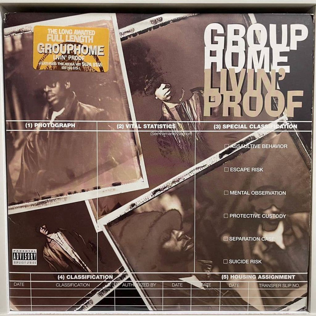 【ステッカー付き】 US ORIGINAL Group Home / Livin' Proof 2LP dj Premier guru_画像1