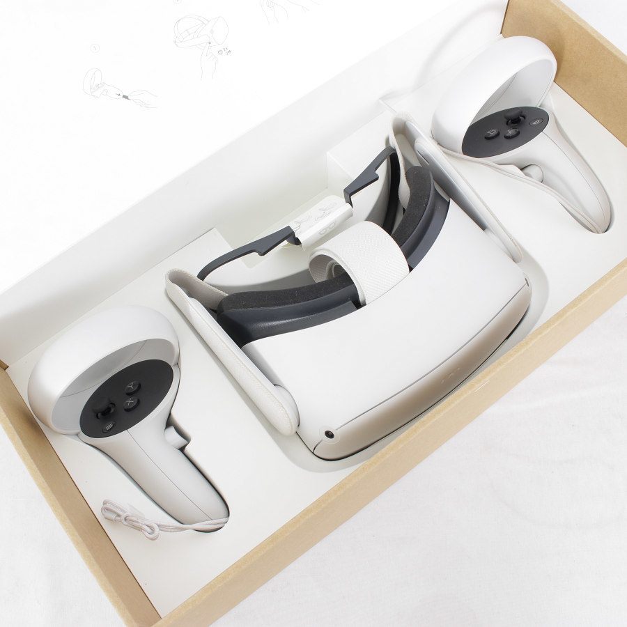 美品】Meta Quest 2 128GB VR ヘッドマウントディスプレイ ヘッド