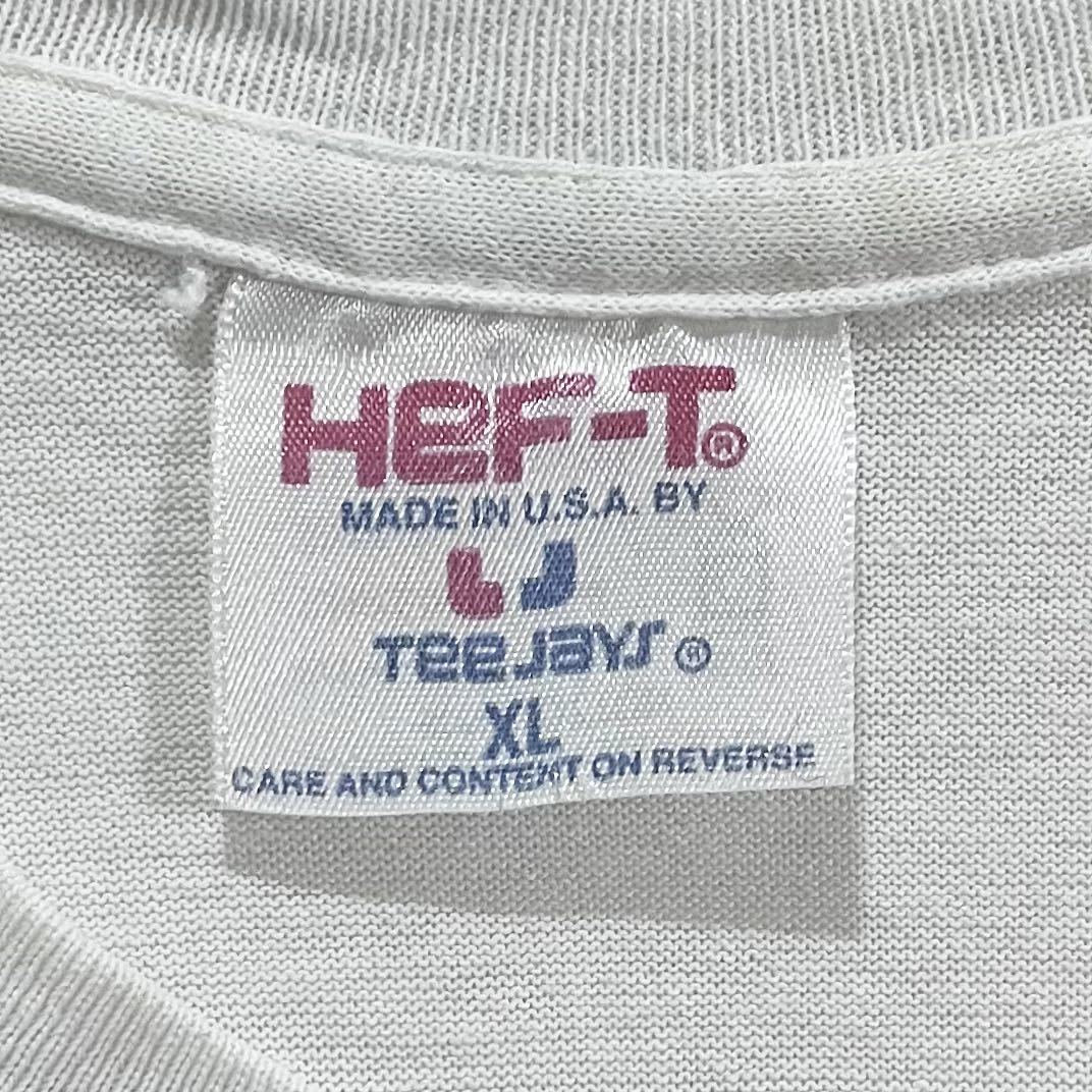 1スタ【90s USA製 giant MERCHANDISING ロンT XL】ビンテージ 長袖 Tシャツ タグ HeF-T Tee- Jays バンド バンT ロゴプリント 古着_画像4