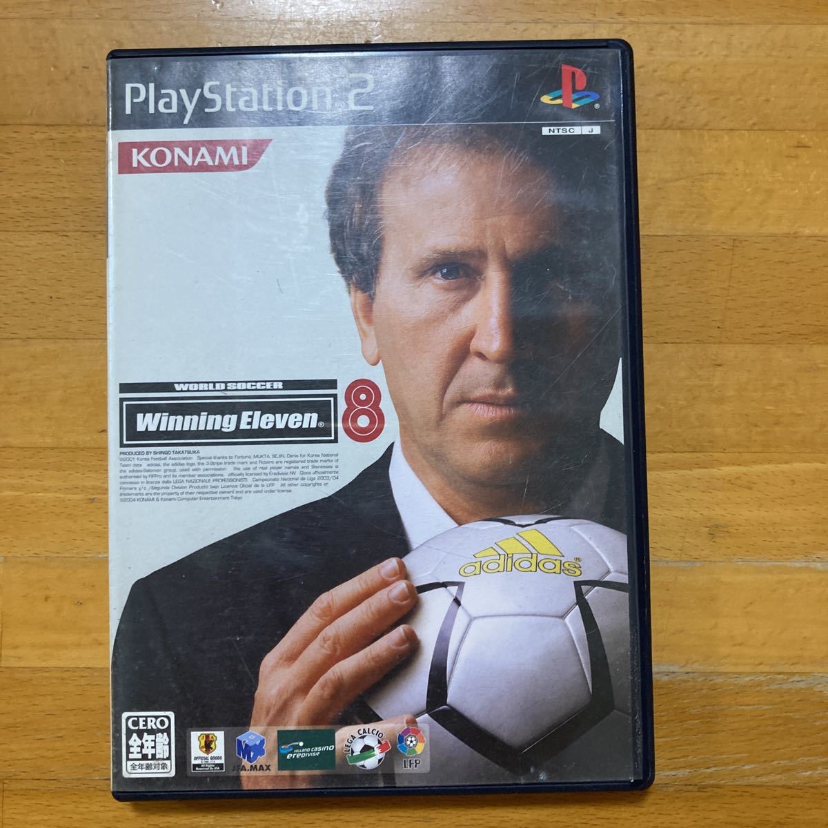 【送料無料】PS2ソフト　ワールドサッカー　ウイニングイレブン8_画像1