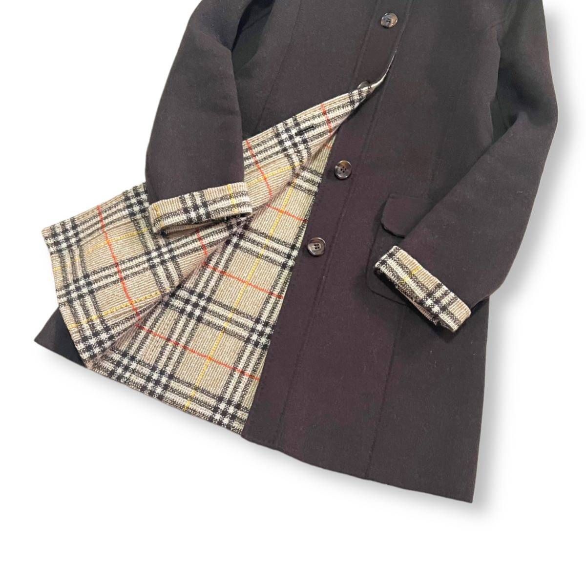 美品 Burberry London バーバリー ロンドン 裏地ノバチェック リバー