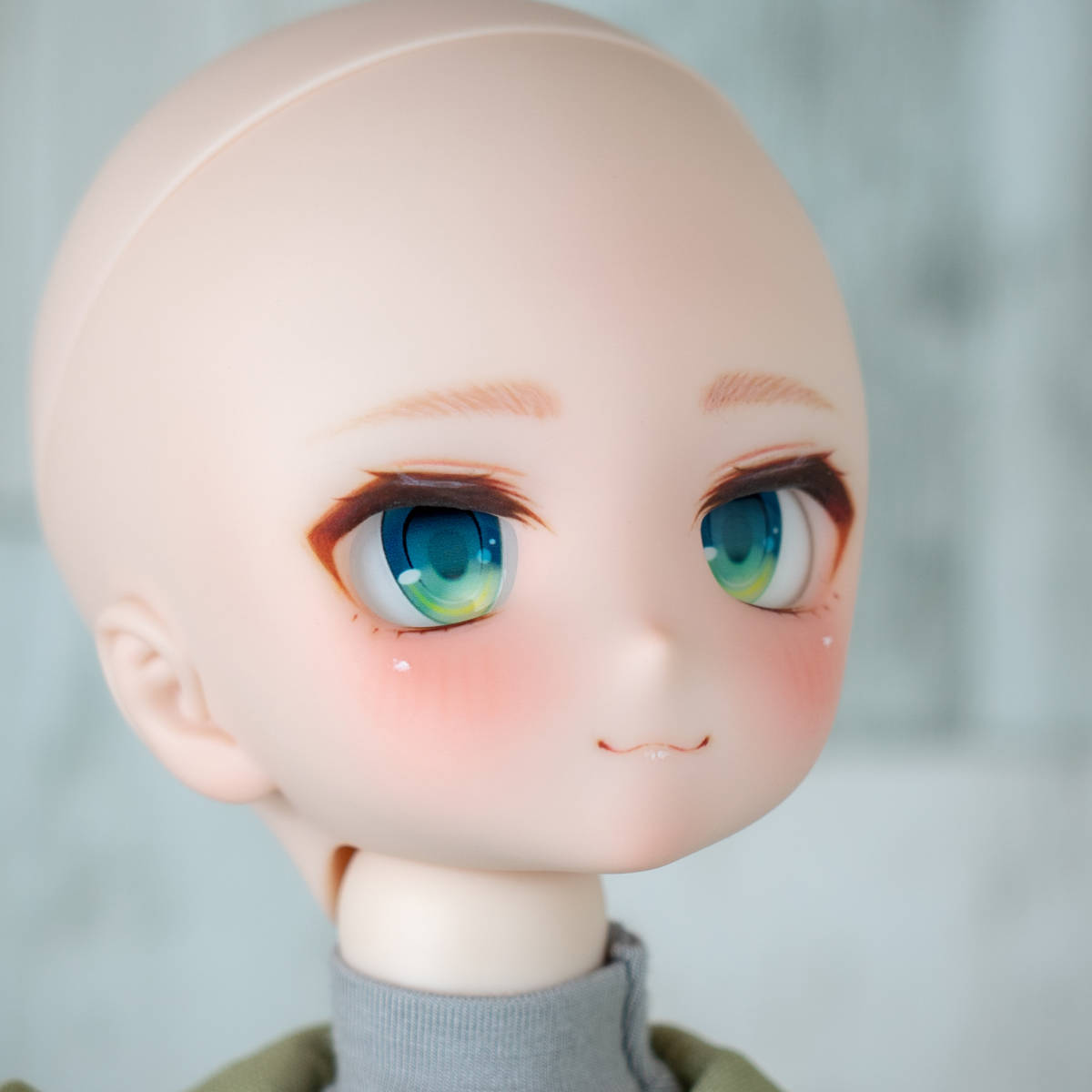 DDH-27(セミホワイト肌) カスタムヘッド(ソフビ盛り)+アイ