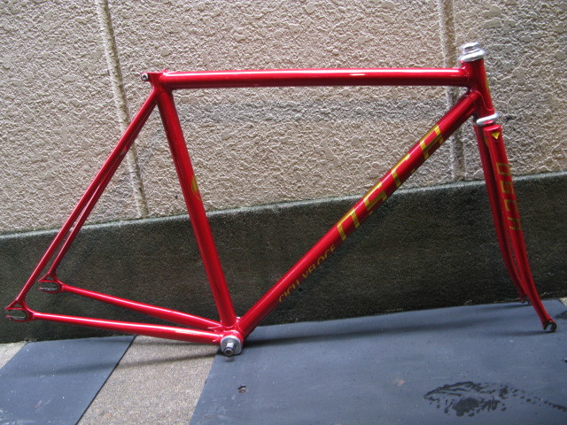 大人気新品 ピスト・競輪/NJS認定【CICLI VELOCE OSCA】フレームサイズ500mmR幅123mm美中古 トラックレーサー、ピスト