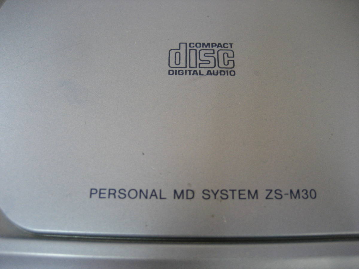 ◆SONY◆PERSONAL MINIDISC SYSTEM◆CD,MDラジカセ◆ZS-M30◆5_画像6