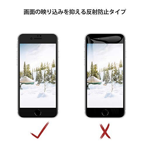 【おすすめ】 ｉPｈｏｎｅ 全面保護フィルム ゲーム専用 第2世代／ｉPｈｏｎｅ8／7 SE Nｉｍａｓｏ 【アンチグレア強化ガ_画像8