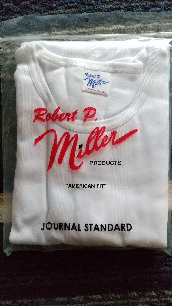 【MILLER×JS/ミラー】ジャーナルスタンダード別注 クルーネック Tシャツ　ホワイトM