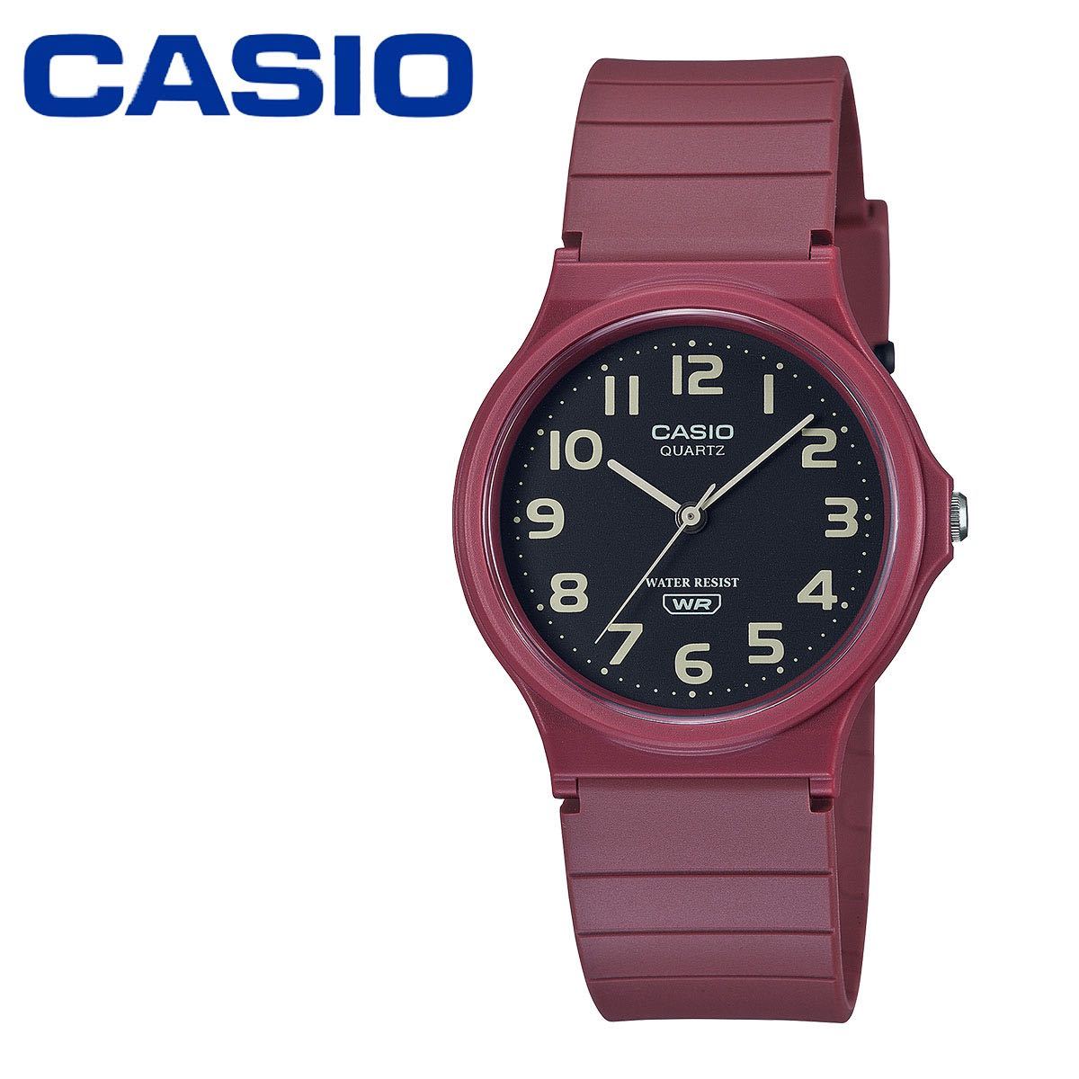 CASIO カシオ スタンダード ワイン MQ-24UC-4B アナログ レッド レディース 女性 腕時計 アースカラー ビジネス チープカシオ シンプル_画像1