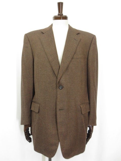 □超美品【カナーリ CANALI】カシミア混 シングル2ボタン 肉厚