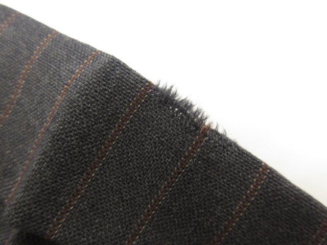 #HH[ monkey Tria seminar laSARTORIA G.SEMINARA] franc kominchi3 button stripe weave pattern suit ( men's ) charcoal gray *10RMS2321