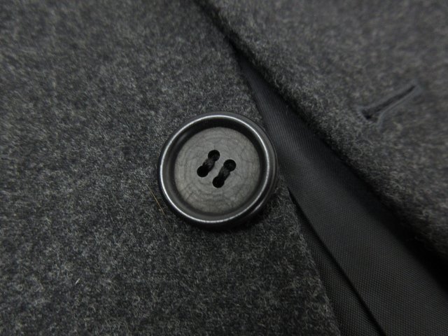 □美品【ジョルジオアルマーニクラシコ】 紺タグ カシミア混 肉厚 3