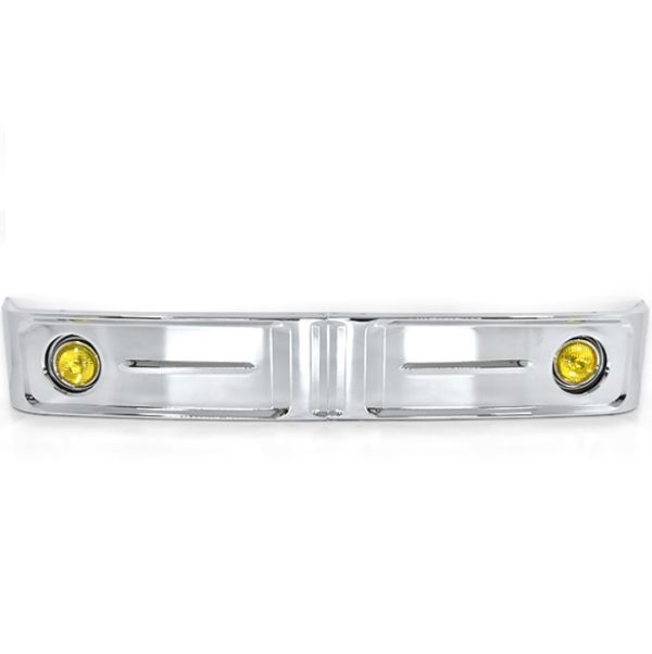  Mitsubishi Fuso Canter 2 ton standard all-purpose over Q plating bumper bus bumper yellow foglamp attaching height 270mm width 2300mm retro reprint 2t