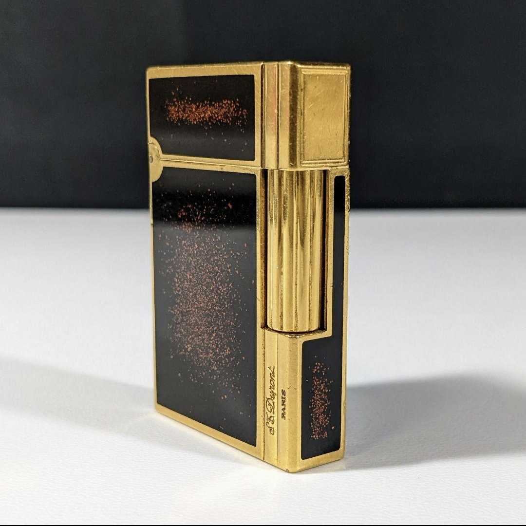 ST.dupont デュポン ガスライター 金ゴールド ギャッツビー ライン２s-