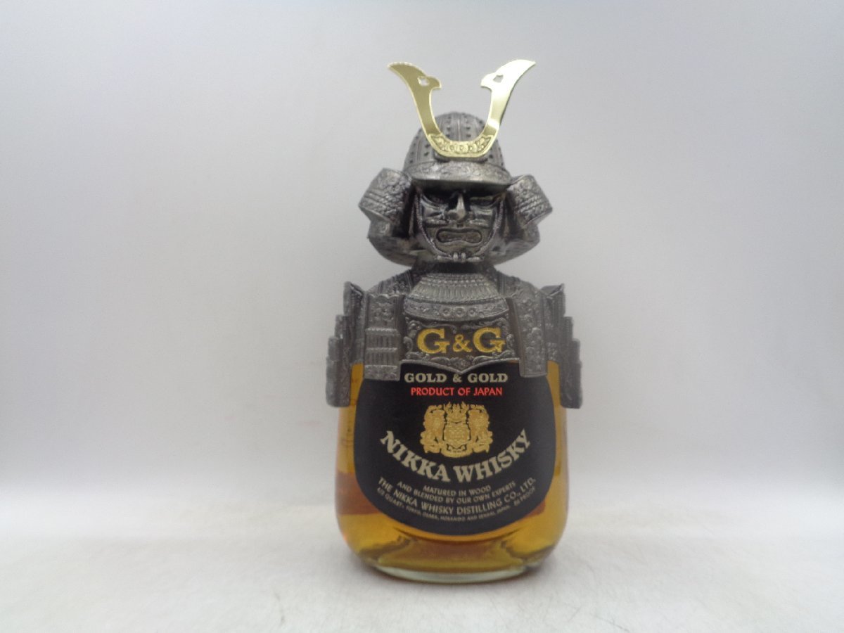 特売品 未開栓 NIKKA WHISKY ニッカ ウイスキー 武将 兜 ボトルカバー