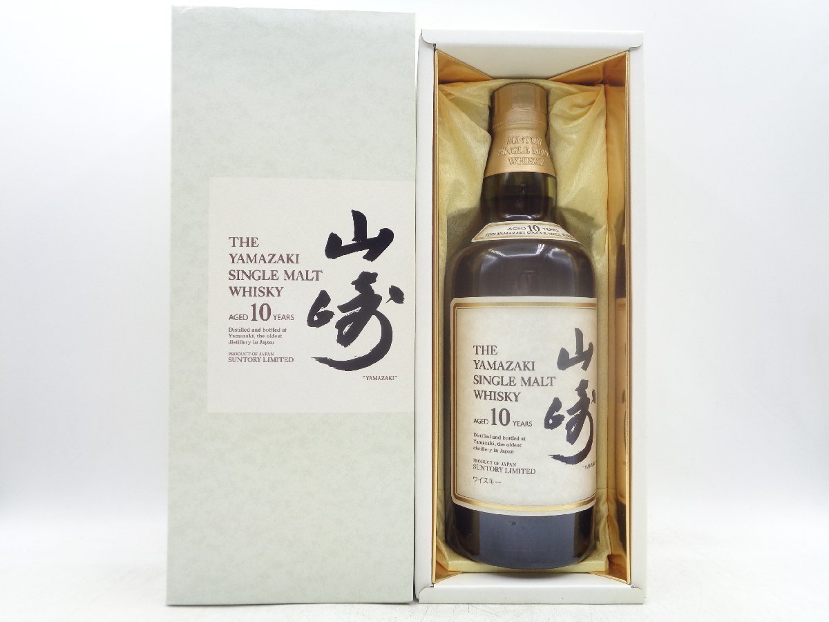 SUNTORY WHISKY サントリー シングルモルト ウイスキー 山崎 10年