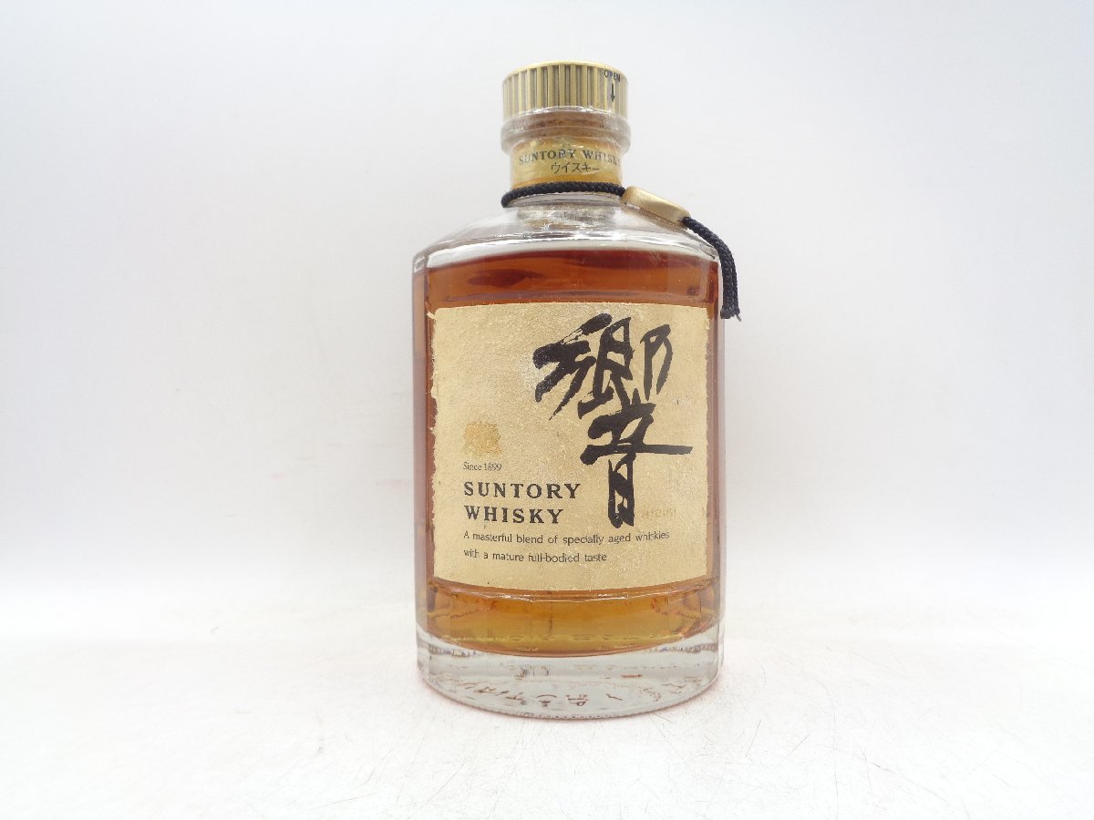 国内配送】 【希少】響 1899 初期流通品 金キャップ 裏ゴールド 向獅子