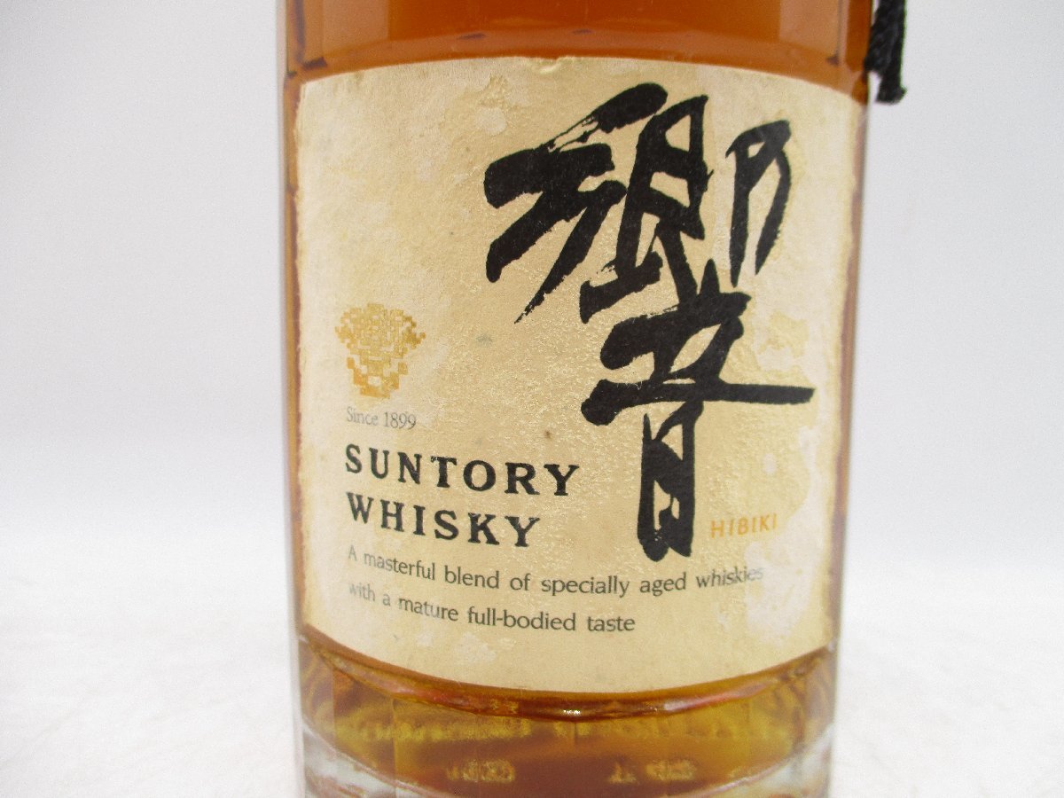 SUNTORY WHISKY HIBIKI サントリーウイスキー 響 金キャップ 裏
