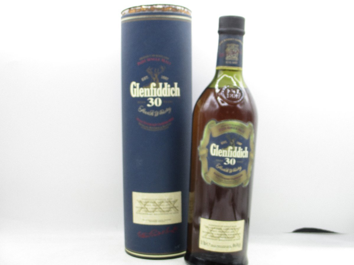 GLENFIDDICH 30年 グレンフィディック ピュアシングルモルト ウイスキー 箱入 未開封 古酒 700ml 40% X150760