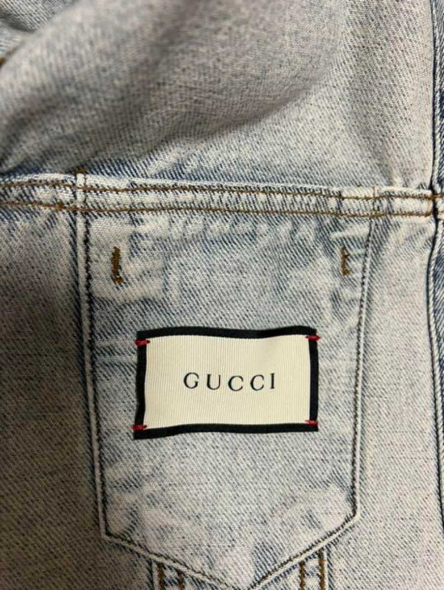 Yahoo!オークション - GUCCI 18SS テディベア デニムジャケット Yahoo!オークション - GUCCI 18SS テディベア デニムジャケット