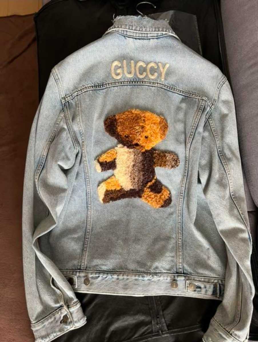 Yahoo!オークション - GUCCI 18SS テディベア デニムジャケット Yahoo!オークション - GUCCI 18SS テディベア デニムジャケット