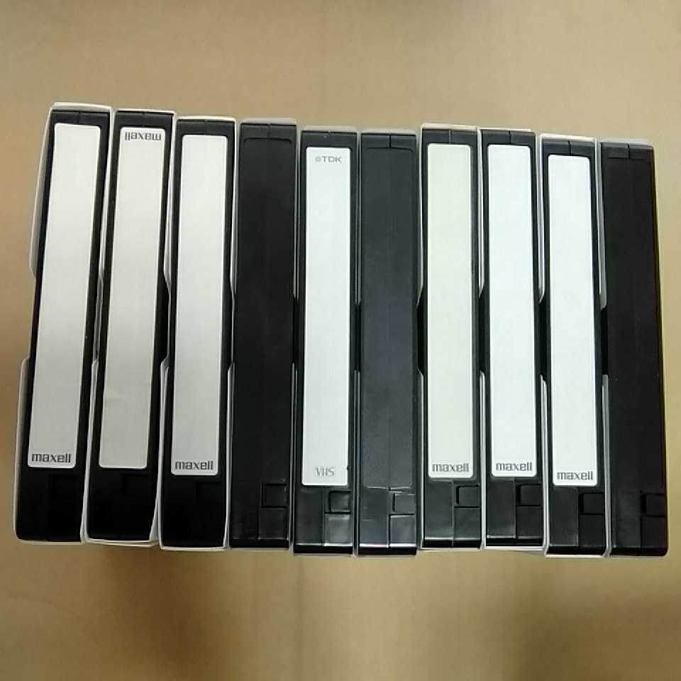 Yahoo!オークション - 使用済み VHSビデオテープ 10本セット Yahoo!オークション - 使用済み VHSビデオテープ 10本セット