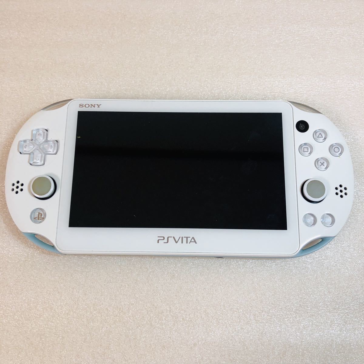 動作品 1円〜 PS Vita 2000 ライトブルー/ホワイト PlayStation Vita