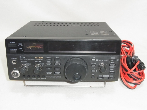 ICOM アイコム IC-820D 144/430MHz オールモードハイパワー機 中古品_お渡しする商品の全てです。