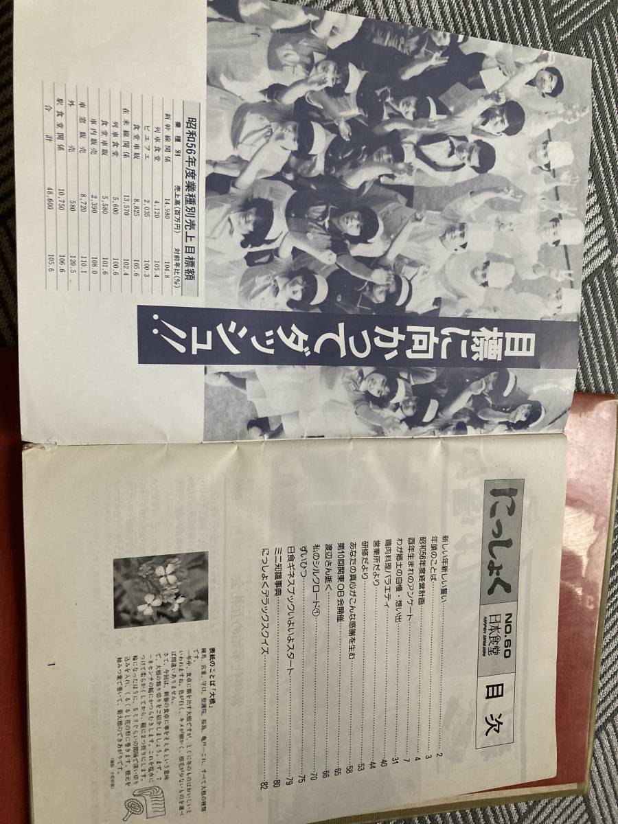 食堂車 メニュー 日本食堂 赤色 メニュー表 にっしょく 通巻 60号 雑誌 6